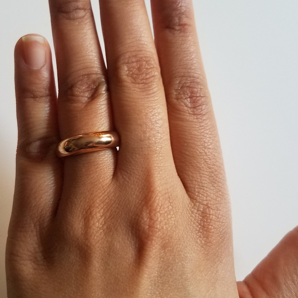 Micharl Kors Rose Gold Ring Size 7